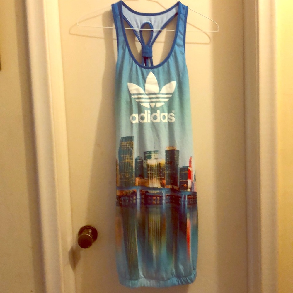 Adidas originals Miami cityscape dress